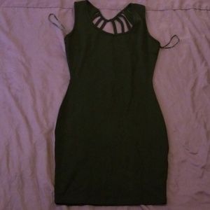 Symphony little black dress with strappy back